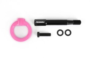 Subaru WRX Tow Hook Kit - Front - Perrin Performance - Hyper Pink - `18-`21 Subaru WRX Tow Hook Kit - Front - Perrin Performance - Hyper Pink - `18-`21
